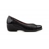 Zapatos Mujer Piel Negro y Marrón Cuña Baja ANNORA-842 49,00 €