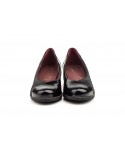 Zapatos Mujer Piel Negro y Marrón Cuña Baja ANNORA-842 49,00 €