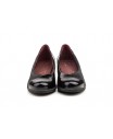 Zapatos Mujer Piel Negro y Marrón Cuña Baja ANNORA-842 49,00 €