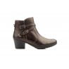 Botines de Mujer Piel Ceralín Elefante Hebillas Tacón Ancho JAM-9304 59,50 €