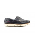 Nautical Men's Leather Pull Navy Thick Sole Route 83 ROUTE83-NB80059,90 €