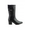 Botas Caña Media Mujer Piel Negra Elásticos JAM-90731 59,50 €