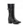 Botas Caña Media Mujer Piel Negra Elásticos JAM-9073159,50 €