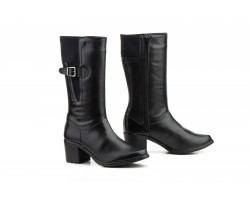 Botas Caña Media Mujer Piel Negra Elásticos JAM-90731 59,50 €