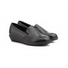 Zapatos Mujer Mocasín Elásticos Piel Negro Cuña JAM-392 39,90 €