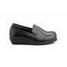 Zapatos Mujer Mocasín Elásticos Piel Negro Cuña JAM-392 39,90 €