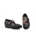 Zapatos Comodos Mujer Licra Piel Negro Velcro JAM-78449,00 €