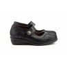 Zapatos Mujer Ancho Especial Licra Piel Negro Velcro JAM-784 49,00 €