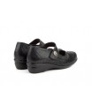 Zapatos Mujer Ancho Especial Licra Piel Negro Velcro JAM-784 49,00 €