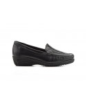 Zapatos Kiowa Mujer Piel Negro Marrón Licra ANTONELLA-306049,00 €