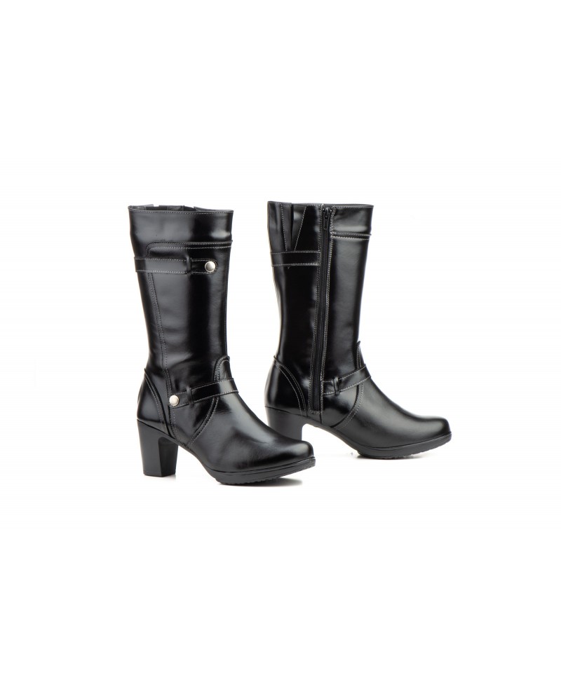 botas negras plataforma