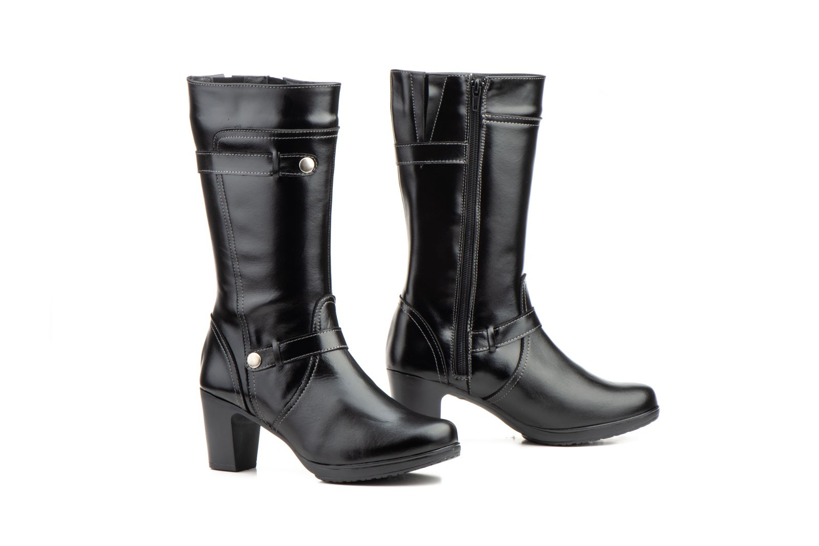 botas mujer piel