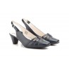 Shoes Woman Leather Navy Heel Buckle JAM JAM-561749,90 €