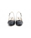 Zapatos Mujer Piel Marino Oscuro Tacón Hebilla JAM-5617 49,90 €