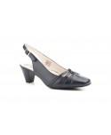 Shoes Woman Leather Navy Heel Buckle JAM JAM-561749,90 €