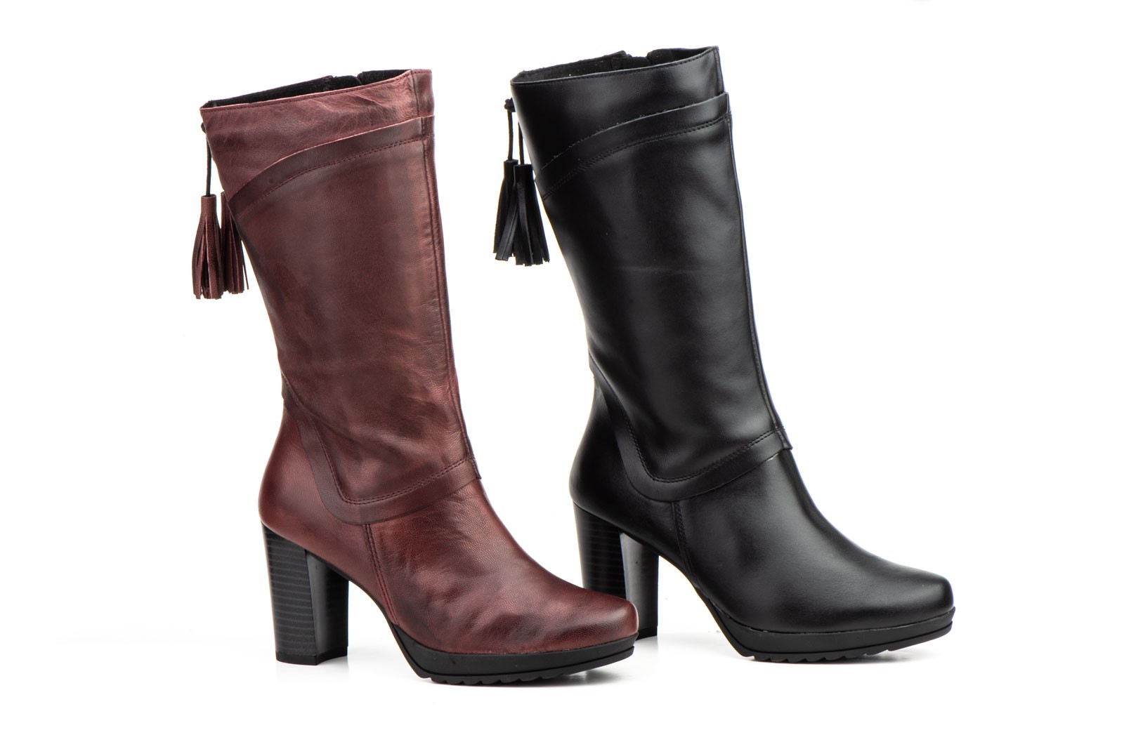 botas mujer piel