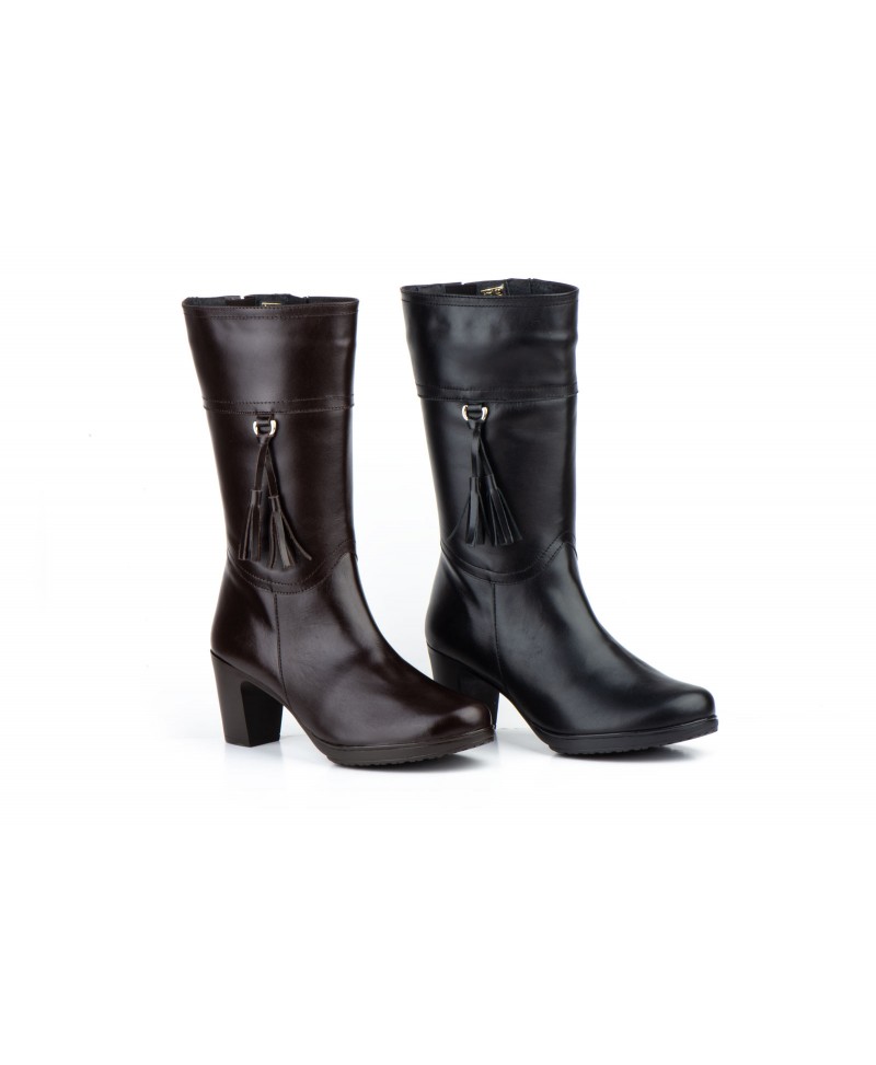 botas de piel mujer