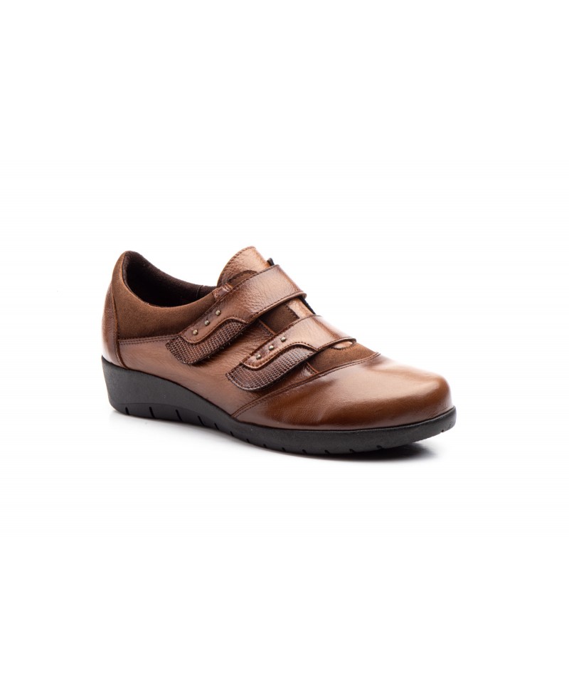 Zapatos Mujer Piel Cuña Velcro JAM-556849,00 €