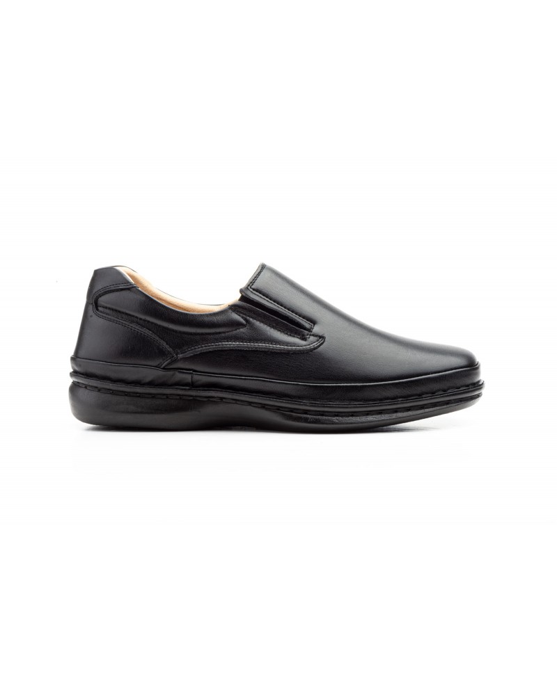 Mocasines Cactus Hombre Piel Negro Elásticos CT-9004 59,50 €