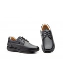 Mocasines Cactus Hombre Piel Negro Cordones CT-9003 59,50 €