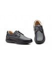 Mocasines Cactus Hombre Piel Negro Cordones CT-9003 59,50 €