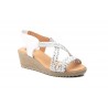 Sandalias Mujer Trenzado Blanco Plata Gel Cuña JAM JAM-3326 35,00 €