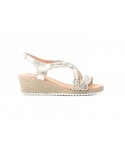 Sandalias Mujer Trenzado Platino Oro Gel Cuña JAM JAM-3326 35,00 €