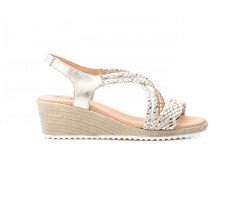 Sandalias Mujer Trenzado Platino Oro Gel Cuña JAM JAM-3326 35,00 €