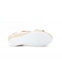 Sandalias Mujer Trenzado Platino Oro Gel Cuña JAM JAM-3326 35,00 €