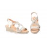 Sandalias Mujer Trenzado Platino Oro Gel Cuña JAM JAM-3326 35,00 €