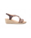 Sandalias Mujer Trenzado Marrón Gel Cuña JAM JAM-3326 35,00 €