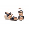 Sandalias Mujer Piel Negro Velcro Yute JAM JAM-345435,00 €