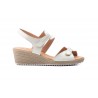 Sandalias Mujer Piel Beige Velcro Yute JAM JAM-3454 35,00 €