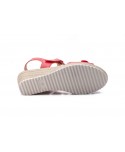 Sandalias Mujer Piel Rojo Velcro Yute JAM JAM-3454 35,00 €