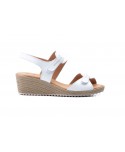 Sandalias Mujer Piel Blanco Velcro Yute JAM JAM-3454 35,00 €