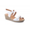 Sandalias Mujer Piel Blanco Velcro Yute JAM JAM-3454 35,00 €