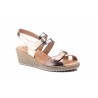 Sandalias Mujer Piel Platino Bronce Plomo Velcro Yute JAM JAM-3454 35,00 €