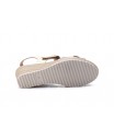 Sandalias Mujer Piel Platino Bronce Plomo Velcro Yute JAM JAM-3454 35,00 €