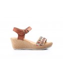 Sandalias Mujer Piel Cuero Yute Multicolor Plataforma Cuña JAM AE-18335,00 €