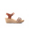 Sandalias Mujer Piel Cuero Yute Multicolor Plataforma Cuña JAM AE-18335,00 €