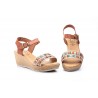 Sandalias Mujer Piel Cuero Yute Multicolor Plataforma Cuña JAM AE-18335,00 €