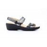 Sandalias Mujer Piel Negro Plantilla Extraible Ancho Especial JAM-5050 45,50 €