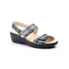 Sandalias Mujer Piel Negro Plantilla Extraible Ancho Especial JAM-5050 45,50 €