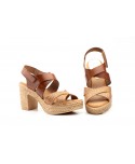 Sandalias Mujer Piel Cuero Tacón Velcro LIMÓN-19008-MARÍA45,50 €