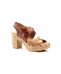 Sandalias Mujer Piel Cuero Tacón Velcro LIMÓN-19008-MARÍA45,50 €