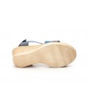 Sandalias Plataforma Mujer Piel Azul Gel DSD DSD-702245,50 €