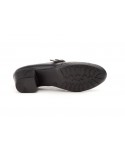 Zapatos Mujer Piel Negro Lycra Serpiente Tacón JAM-540039,90 €