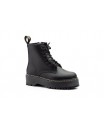 Botas Militares Mujer Piel Negro Plataforma Cordones JAM-6063 69,89 €