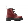 Botas Militares Mujer Piel Burdeos Plataforma Cordones JAM-6063 69,89 €