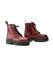 Botas Militares Mujer Piel Burdeos Plataforma Cordones JAM-6063 69,89 €